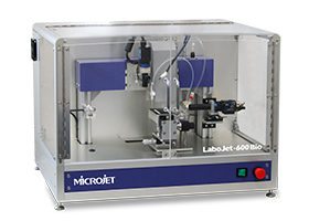 Piezo inkjet high precision dispensing device LabJet-Bio series